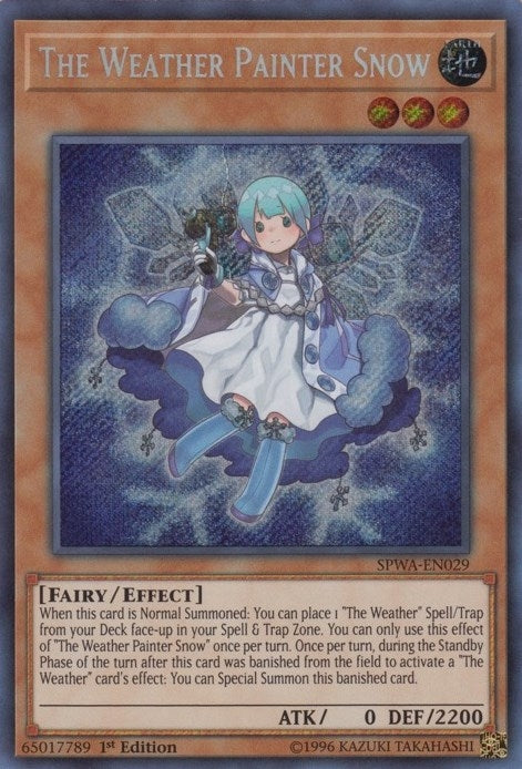 The Weather Painter Snow (29) (SPWA) - YuGiOh Single