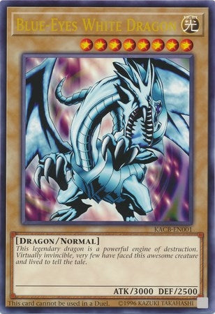 Blue-Eyes White Dragon (Oversized) (1) (SEALED) - YuGiOh Single