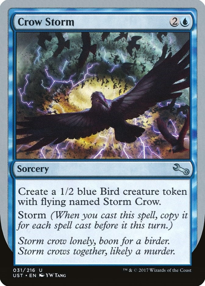 Crow Storm (31) [UST] - MTG Single