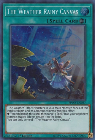 The Weather Rainy Canvas (37) (SPWA) - YuGiOh Single