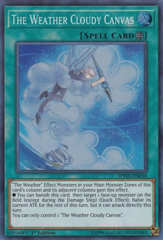 The Weather Cloudy Canvas (38) (SPWA) - YuGiOh Single