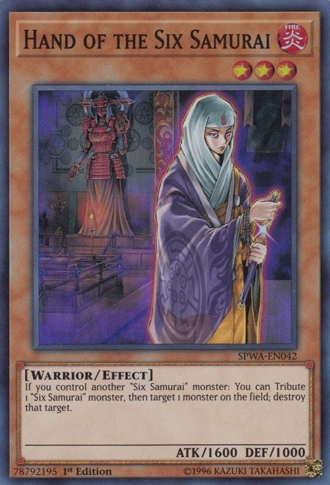 Hand of the Six Samurai (42) (SPWA) - YuGiOh Single
