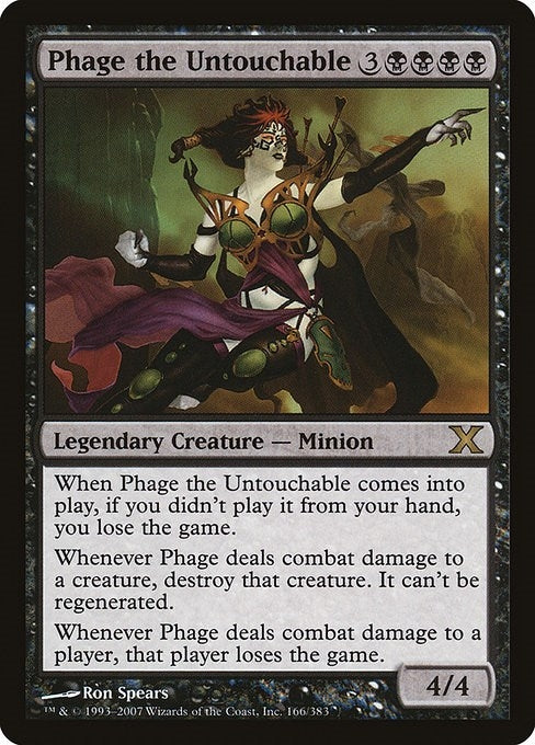 Phage the Untouchable (166) [10E] - MTG Single