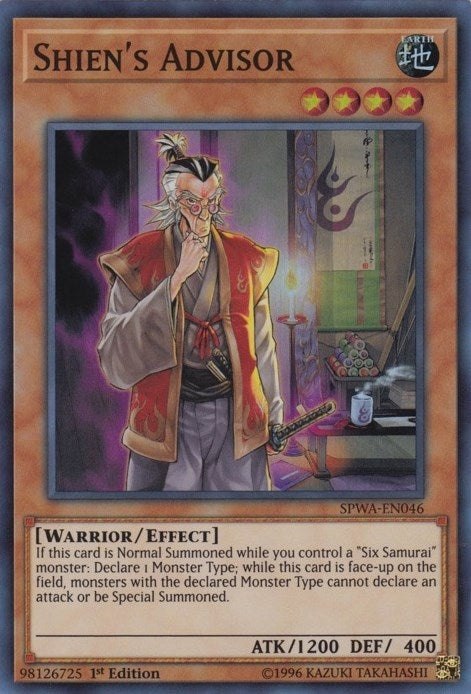 Shien’s Advisor (46) (SPWA) - YuGiOh Single
