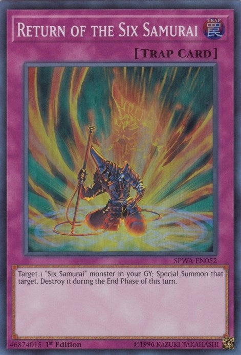 Return of the Six Samurai (52) (SPWA) - YuGiOh Single