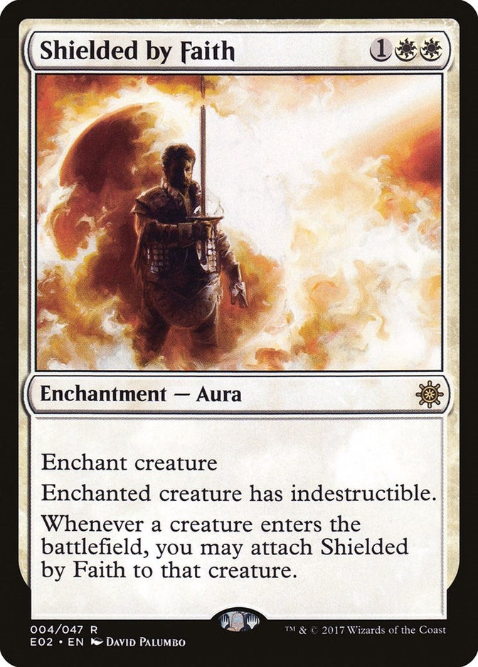Shielded by Faith (4) [E02] - MTG Single