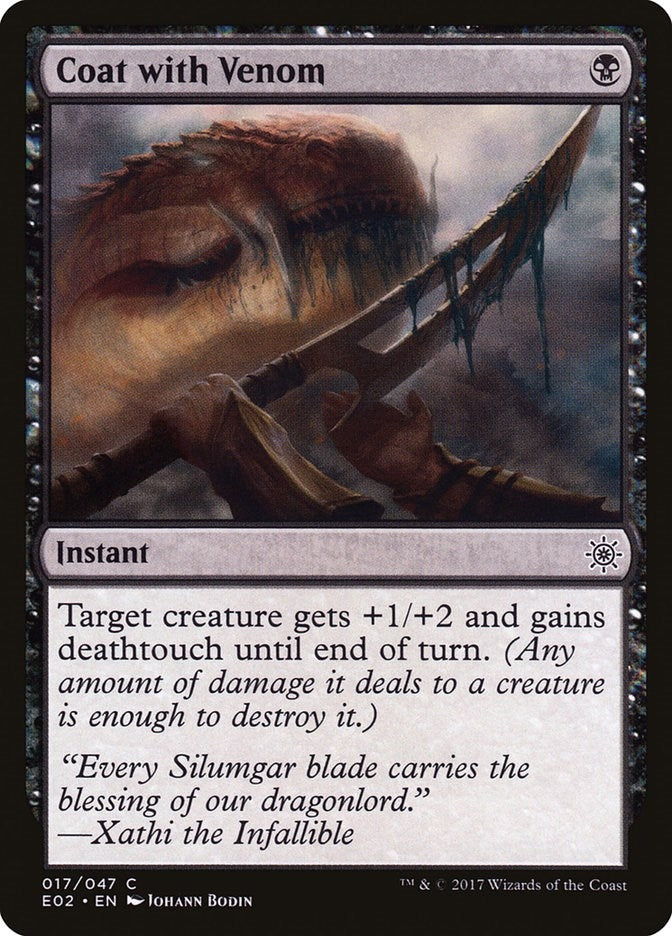 Coat with Venom (17) [E02] - MTG Single