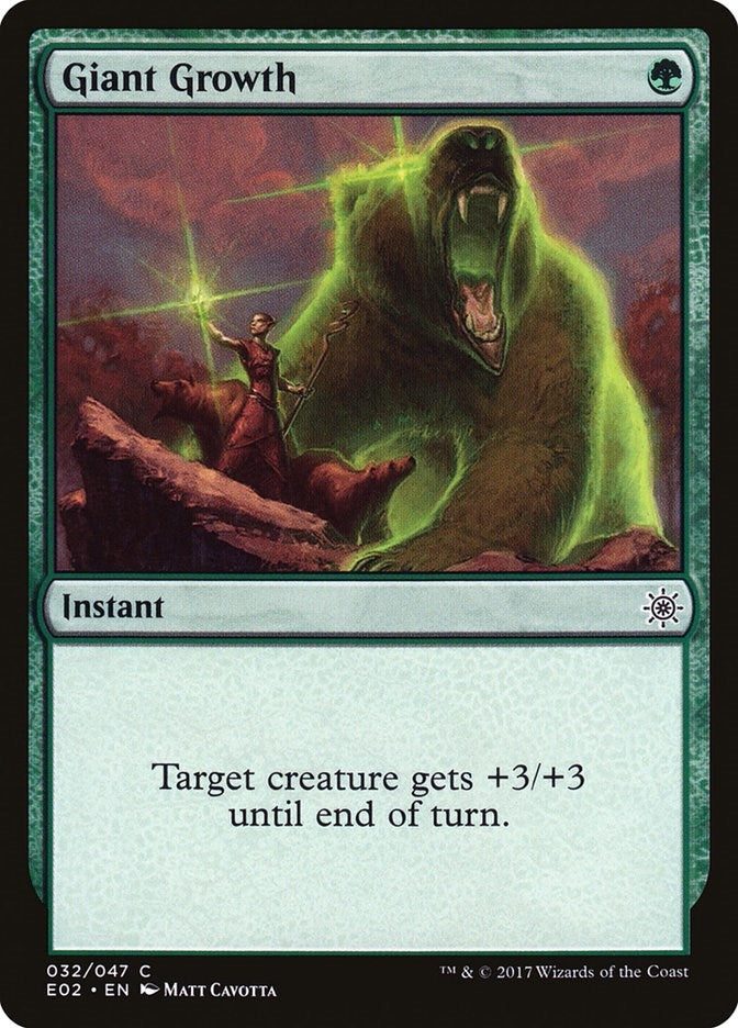 Giant Growth (32) [E02] - MTG Single