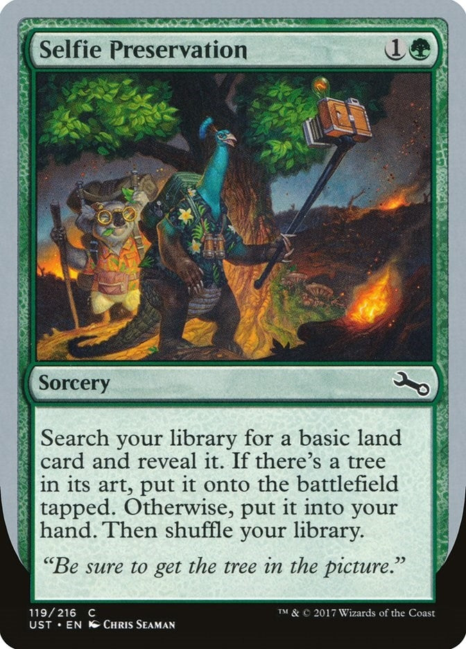 Selfie Preservation (119) [UST] - MTG Single