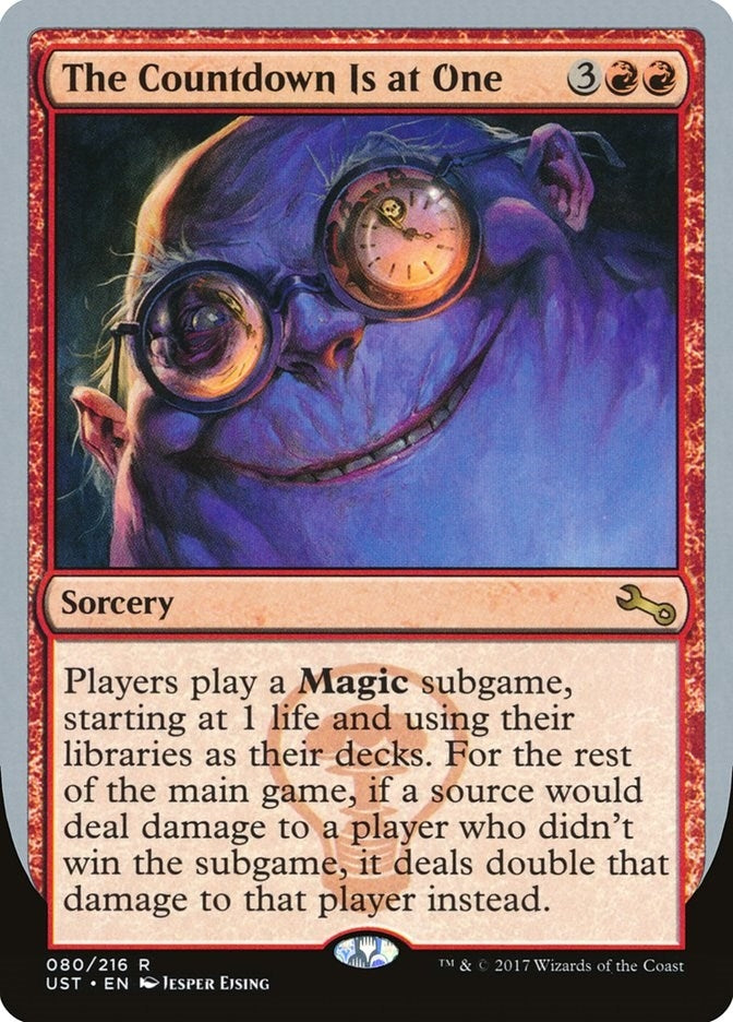 The Countdown Is at One (80) [UST] - MTG Single