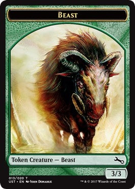 Beast Token (0) [UST] - MTG Single