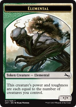 Elemental Token (017) (0) [UST] - MTG Single