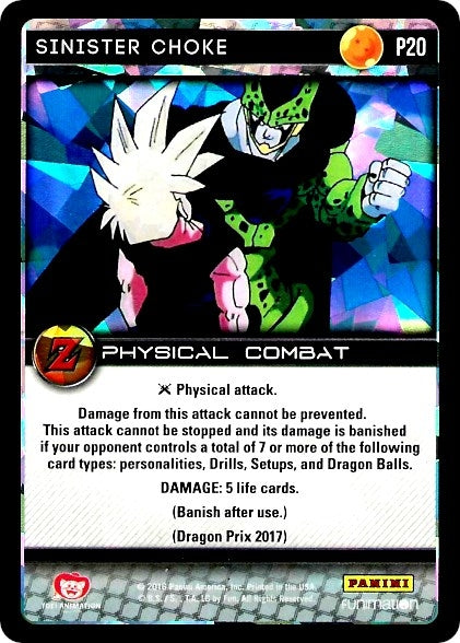 Sinister Choke (Awakening) (20) [PRO] - Dragon Ball Z TCG Single