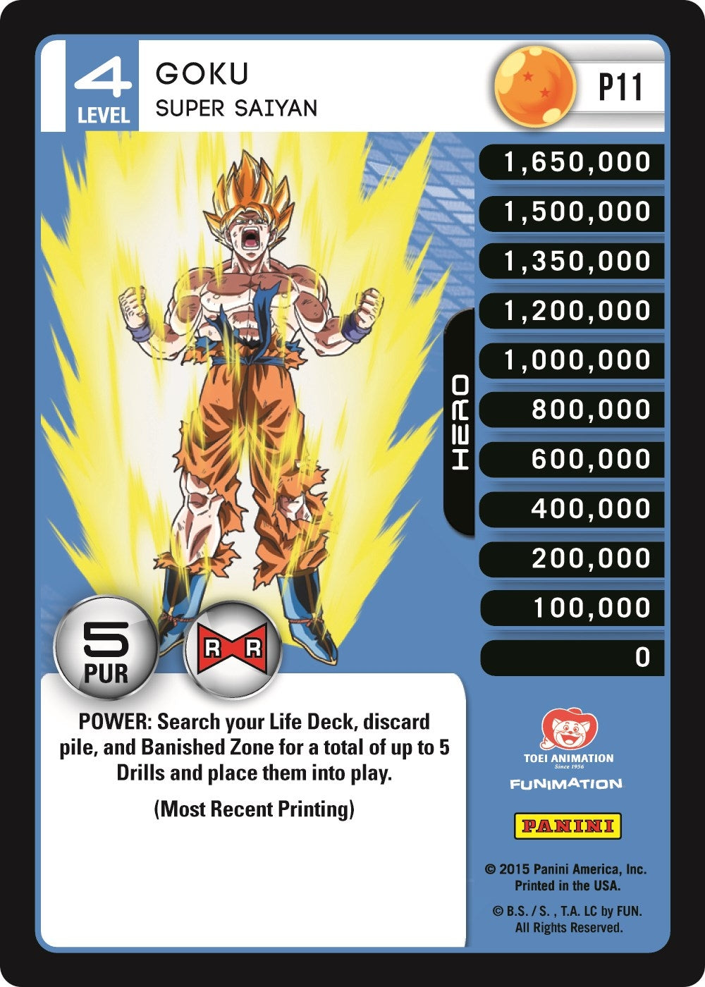 Goku - Super Saiyan (Evolution) (11) [PRO] - Dragon Ball Z TCG Single