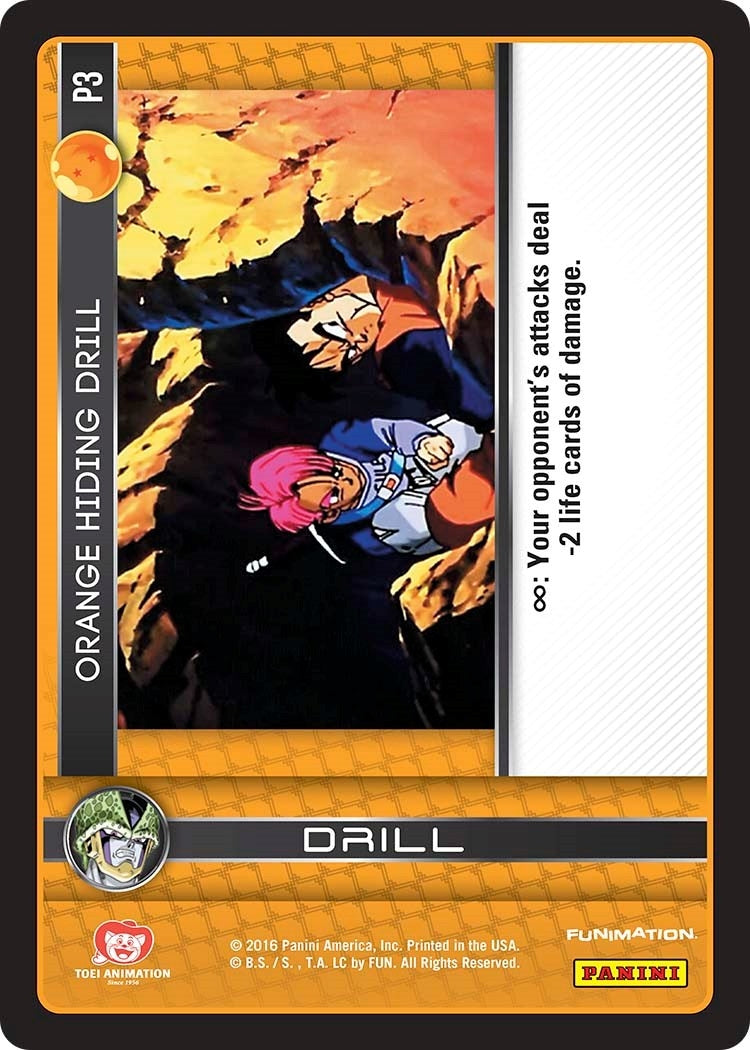 Orange Hiding Drill (Perfection) (3) [PRO] - Dragon Ball Z TCG Single