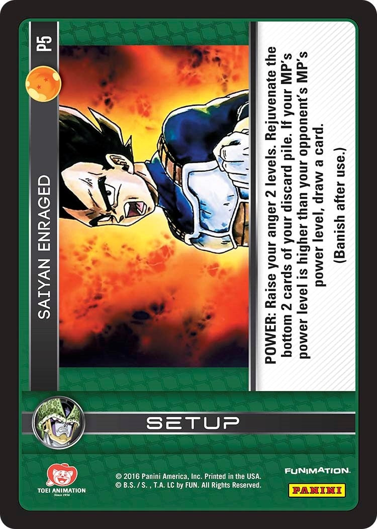 Saiyan Enraged (Perfection) (5) [PRO] - Dragon Ball Z TCG Single