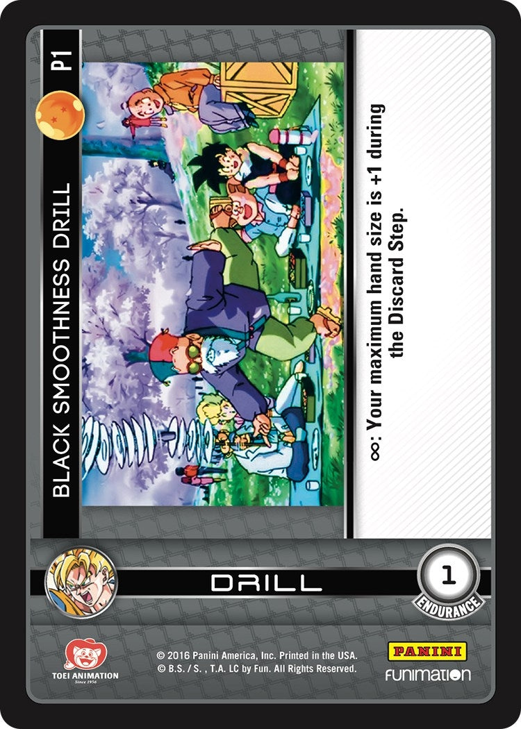 Black Smoothness Drill (Vengeance) (1) [PRO] - Dragon Ball Z TCG Single