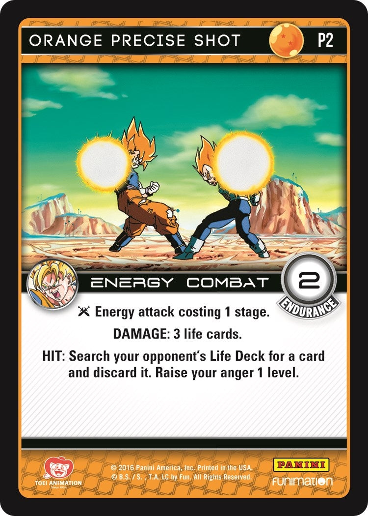 Orange Precise Shot (Vengeance) (2) [PRO] - Dragon Ball Z TCG Single