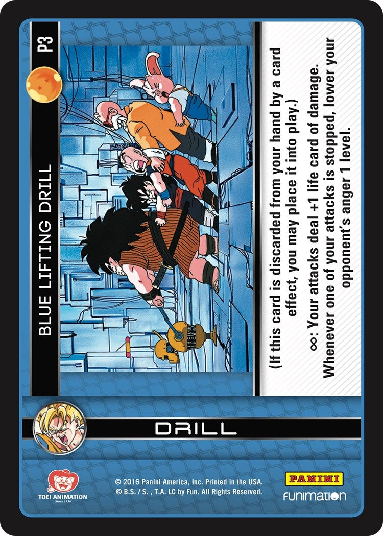 Blue Lifting Drill (Vengeance) (3) [PRO] - Dragon Ball Z TCG Single
