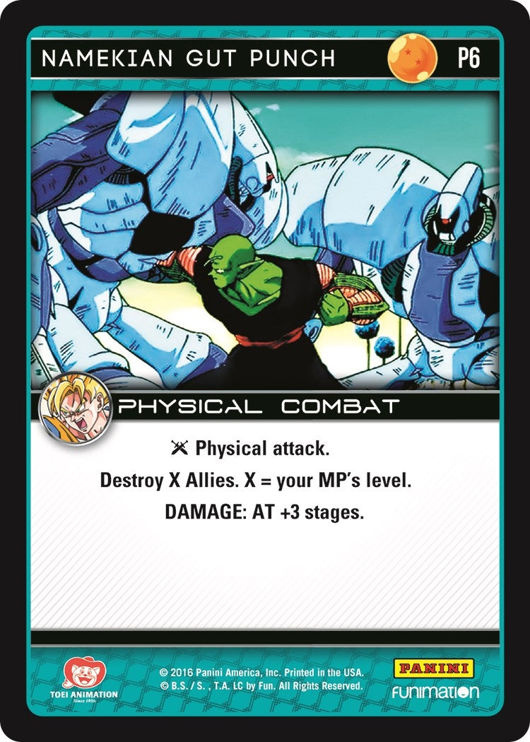 Namekian Gut Punch (Vengeance) (6) [PRO] - Dragon Ball Z TCG Single