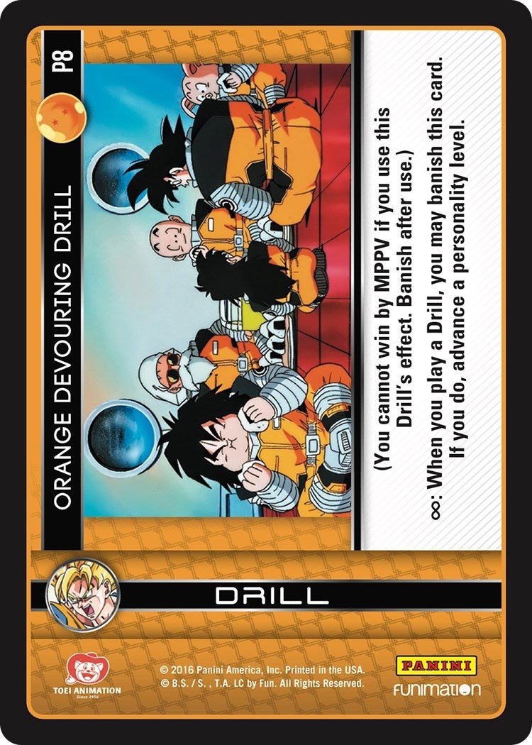 Orange Devouring Drill (Vengeance) (8) [PRO] - Dragon Ball Z TCG Single