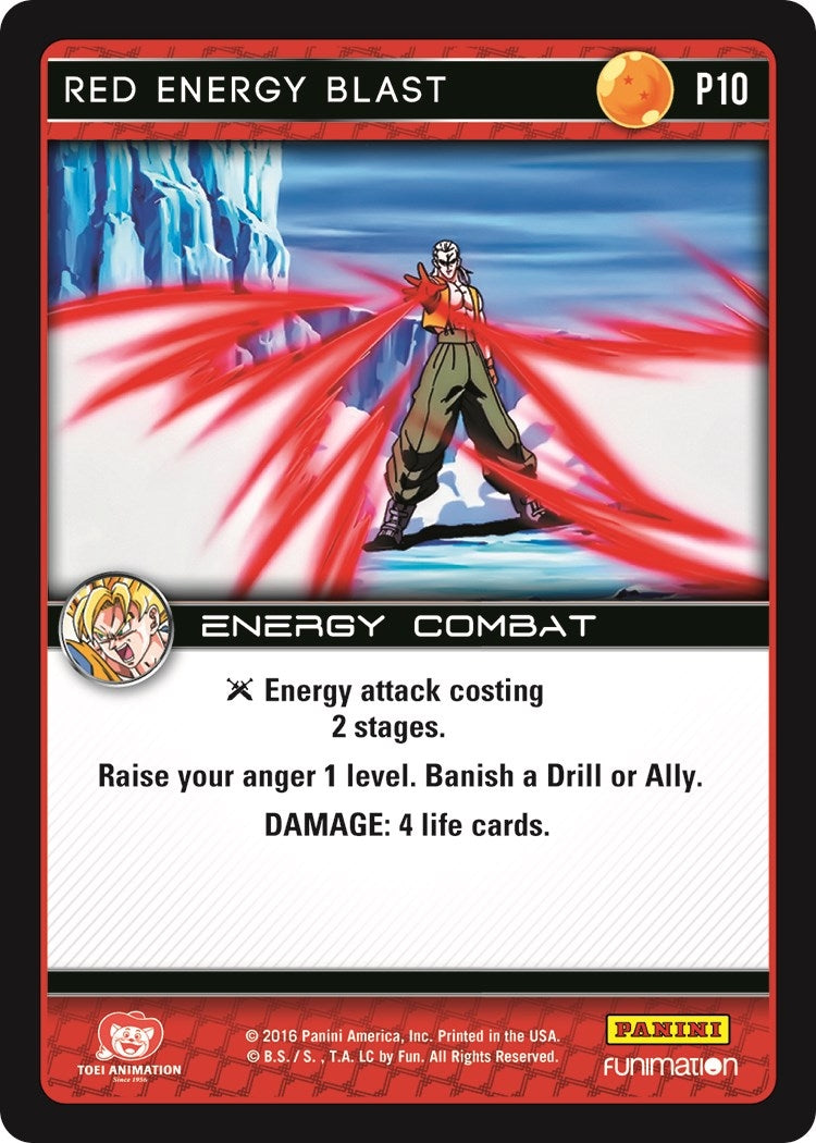 Red Energy Blast (Vengeance) (10) [PRO] - Dragon Ball Z TCG Single