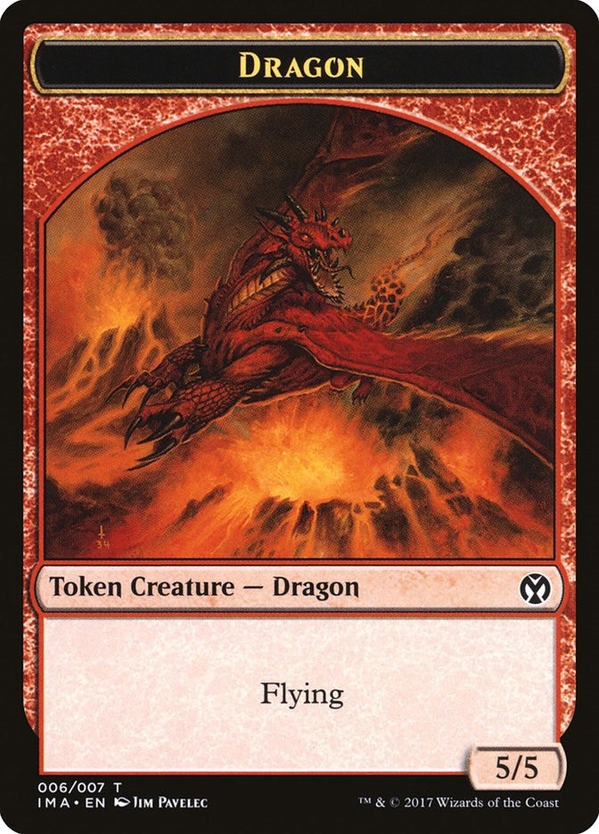 Dragon Token (006) (0) [IMA] - MTG Single
