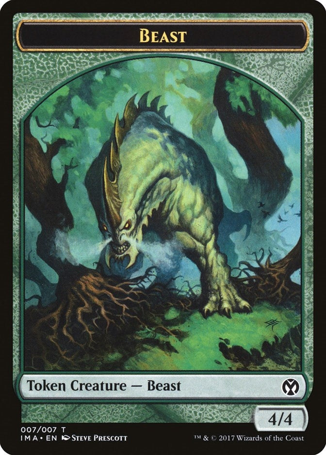 Beast Token (007) (0) [IMA] - MTG Single