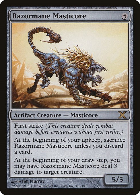 Razormane Masticore (340) [10E] - MTG Single