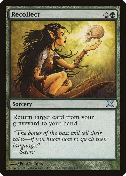 Recollect (289) [10E] - MTG Single