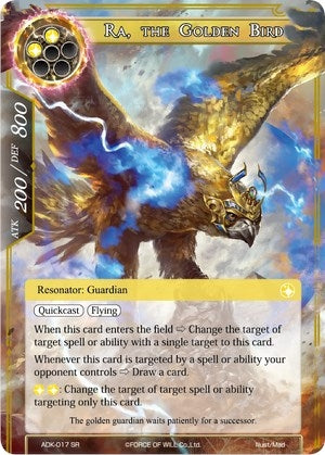 Ra the Golden Bird (17) [ADK] - Force of Will Single
