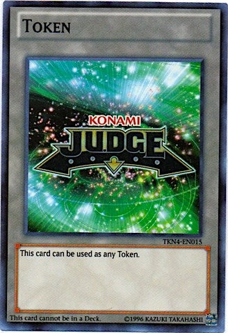 Official Judge Token: TKN4-EN015 (4015) (JPRC) - YuGiOh Single