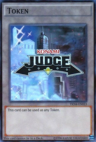 Official Judge Token: TKN4-EN023 (4023) (JPRC) - YuGiOh Single