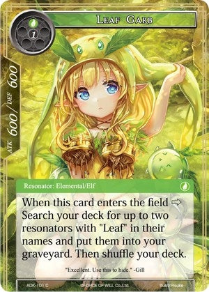Leaf Garb (101) [ADK] - Force of Will Single