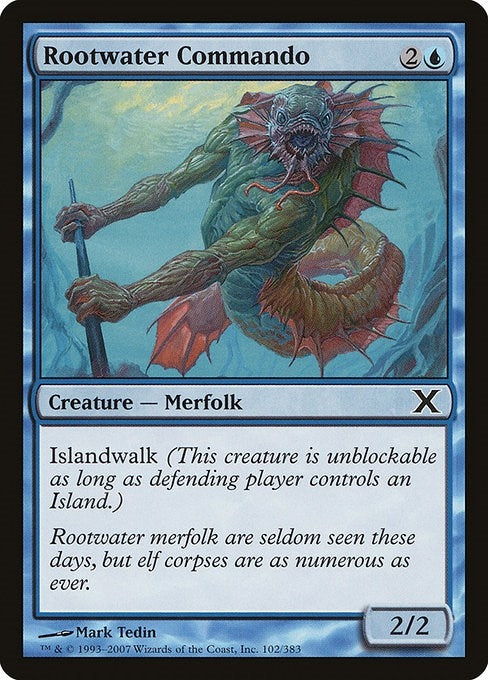 Rootwater Commando (102) [10E] - MTG Single