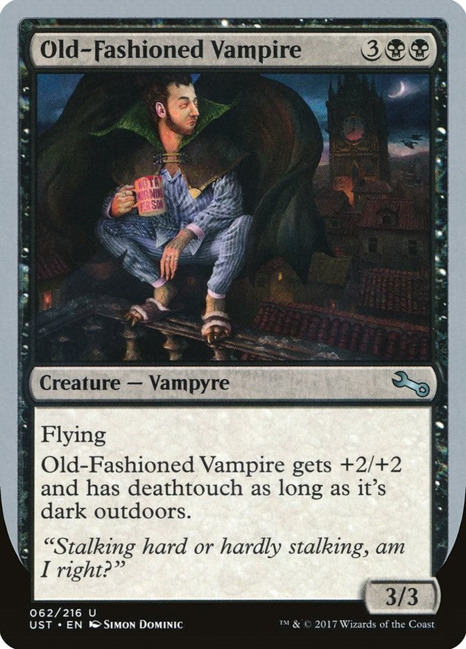 Old-Fashioned Vampire (62) [UST] - MTG Single