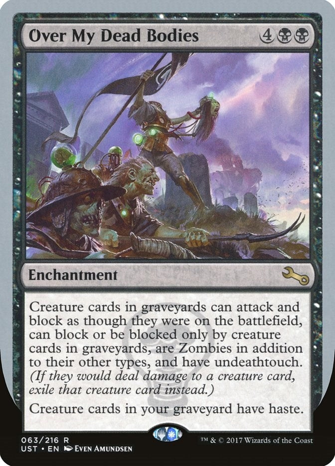 Over My Dead Bodies (63) [UST] - MTG Single
