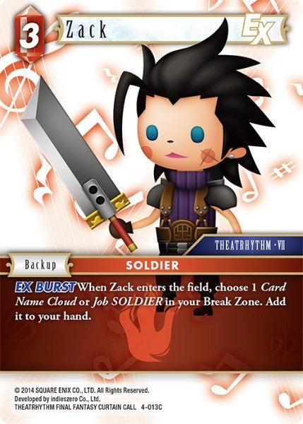 Zack EX (4) [OP4] - Final Fantasy TCG Single