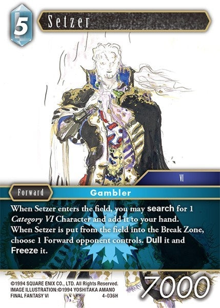 Setzer (4) [OP4] - Final Fantasy TCG Single