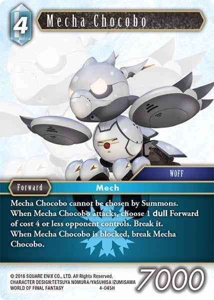 Mecha Chocobo (4) [OP4] - Final Fantasy TCG Single
