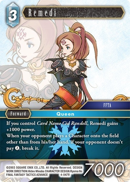 Remedi (4) [OP4] - Final Fantasy TCG Single