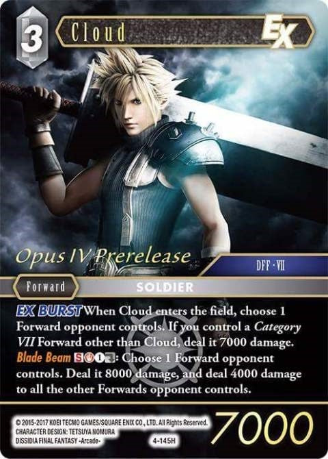 Cloud EX (Prerelease Promo) (194145) [PR] - Final Fantasy TCG Single