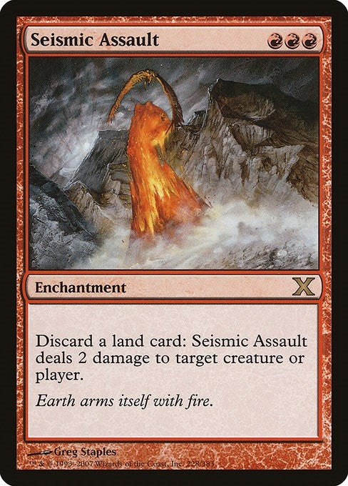 Seismic Assault (228) [10E] - MTG Single