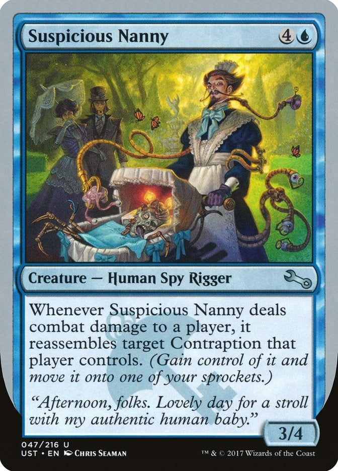 Suspicious Nanny (47) [UST] - MTG Single