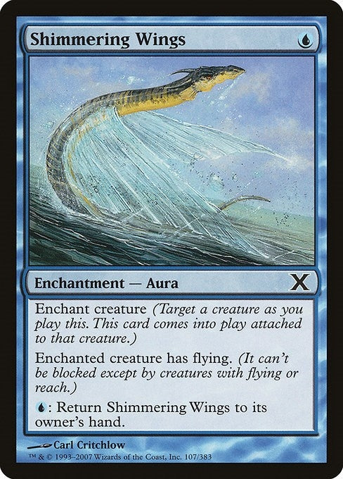 Shimmering Wings (107) [10E] - MTG Single