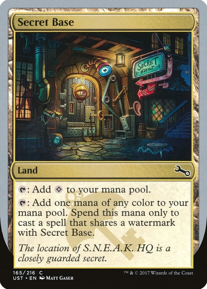 Secret Base (B) (165) [UST] - MTG Single