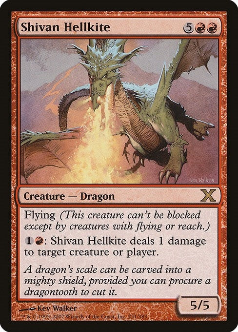 Shivan Hellkite (231) [10E] - MTG Single