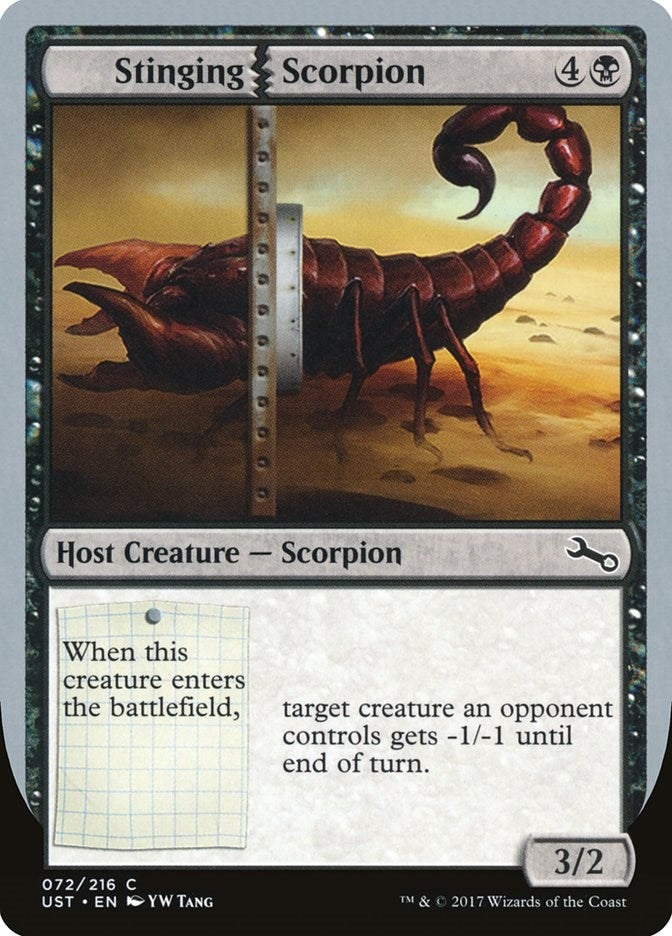 Stinging Scorpion (72) [UST] - MTG Single