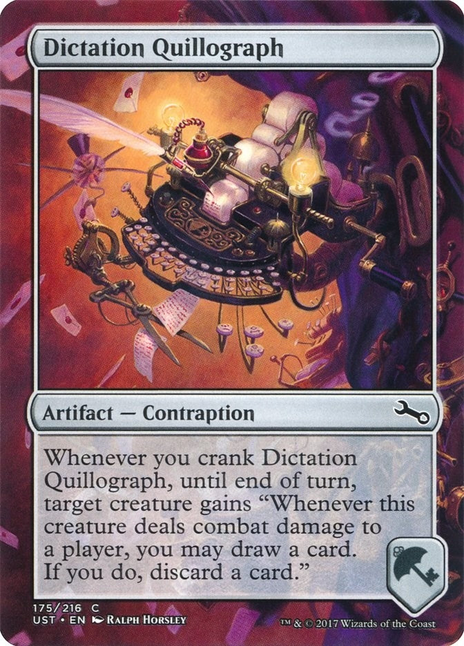 Dictation Quillograph (175) [UST] - MTG Single