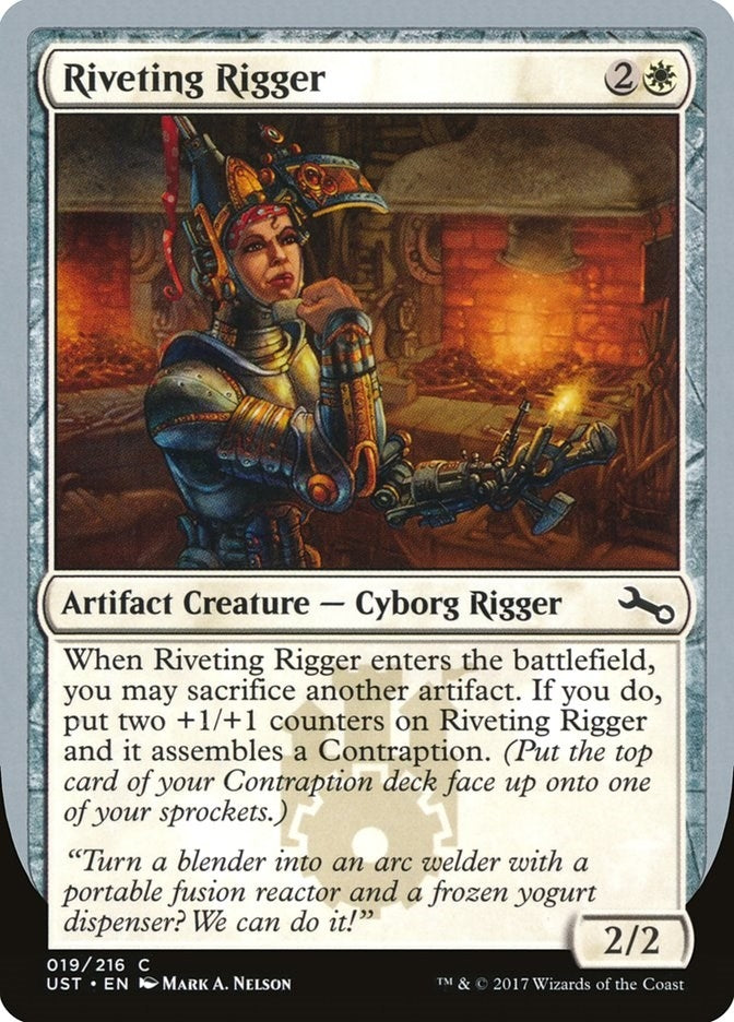 Riveting Rigger (19) [UST] - MTG Single